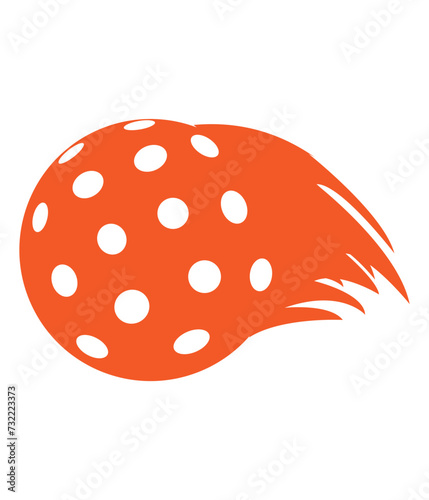 Colorful Pickleball Vector. You can use it as club logo, banner design etc.