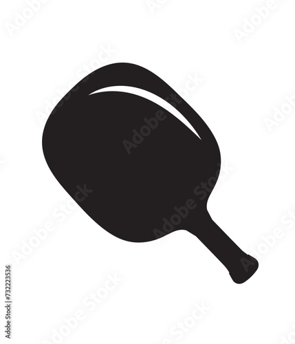 Pickleball Paddles Black Vector. You can use it as club logo, banner design etc.