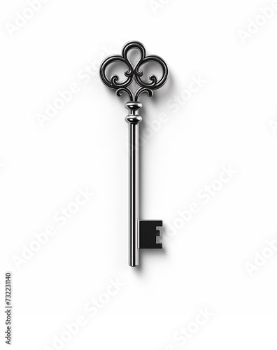 a simple chrome skeleton key