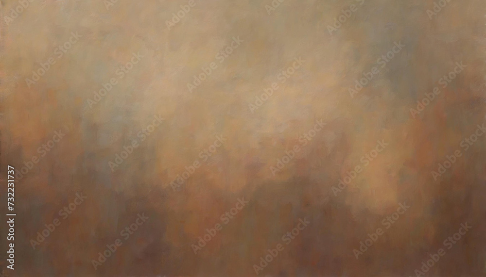 Brown gradient blurred abstract oil painting background