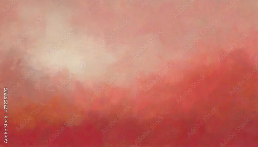 Red and white blurred abstract oil painting background