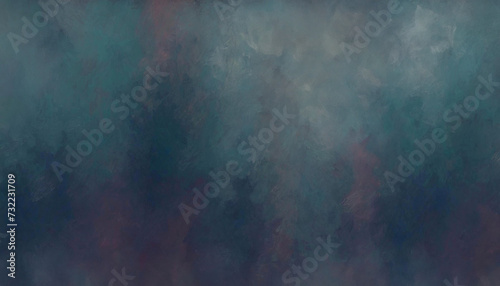 Dark blue and pink blurred abstract oil painting background