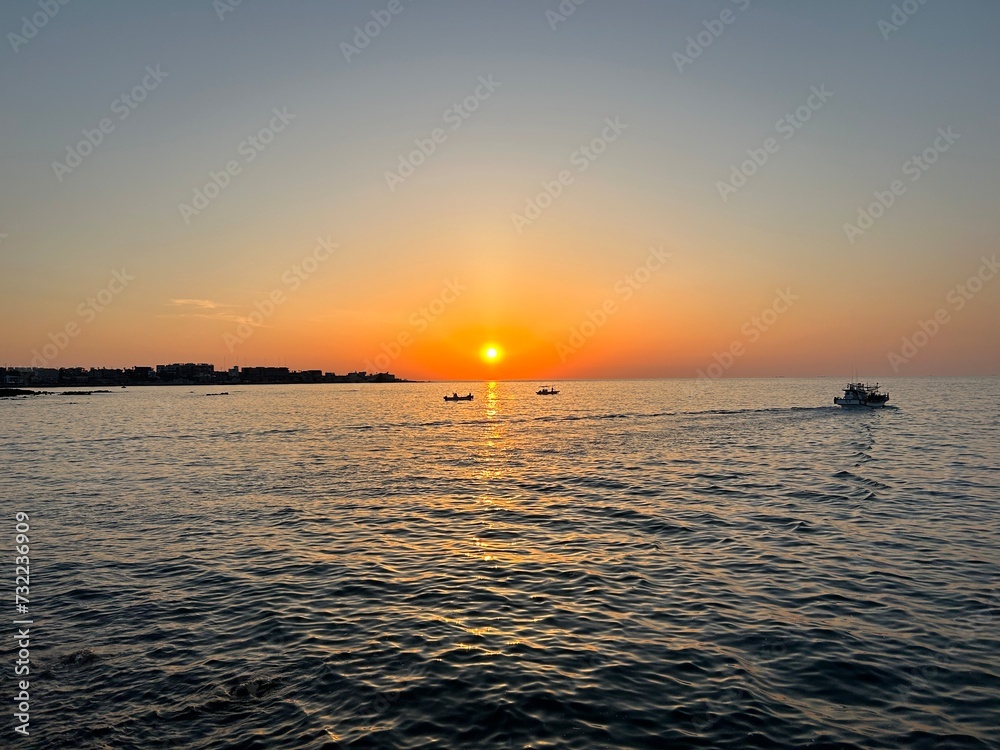 Naklejka premium 노을