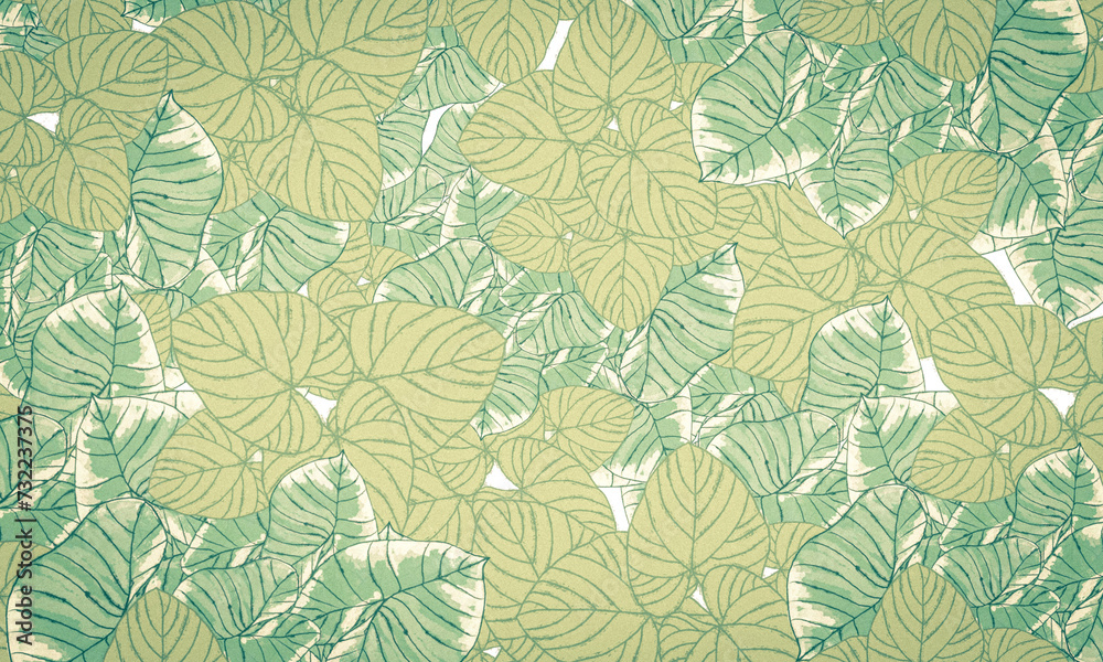 colorful tropical leaves spring nature wallpaper background