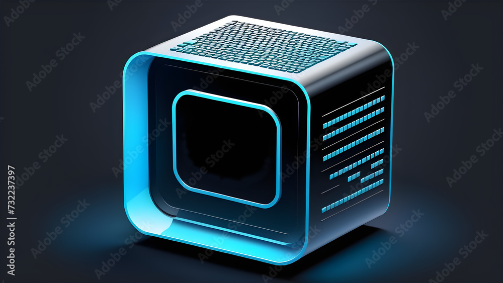 computer code icon and vector clipart on a black background Stock ...