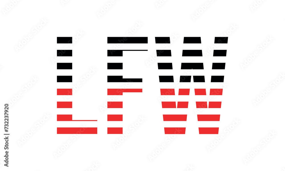LFW three initial letter iconic line negative space minimal logo design vector template. monogram, abstract, wordmark, business, typography, minimalist, brand, company, flat, modern, unique, simple LFW three initial letter iconic line negative space minimal logo design vector template. monogram, abstract, wordmark, business, typography, minimalist, brand, company, flat, modern, unique, simple