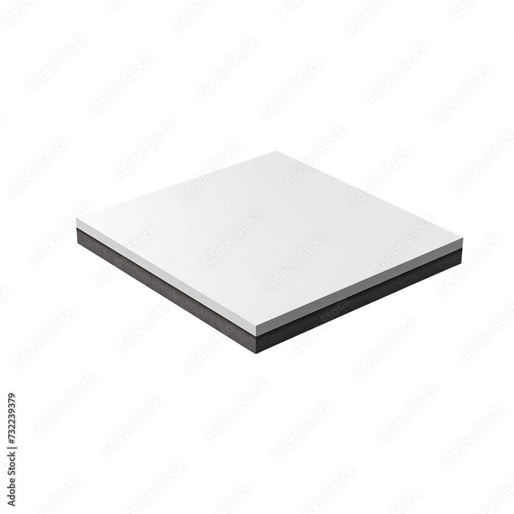 Magnetic memo pad isolated on transparent background Magnetic memo pad isolated on transparent background