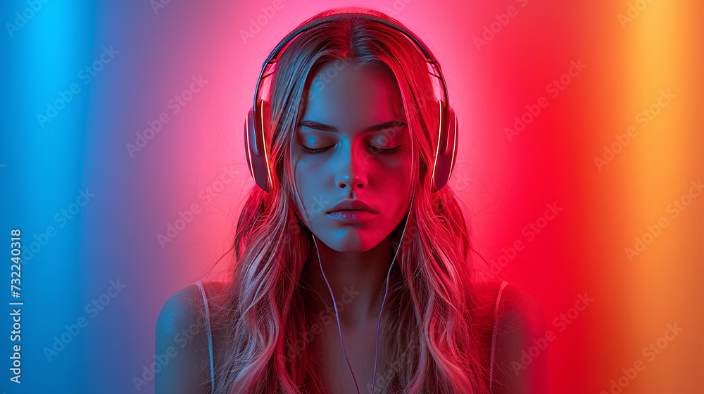 Music, headphones, enjoy the music