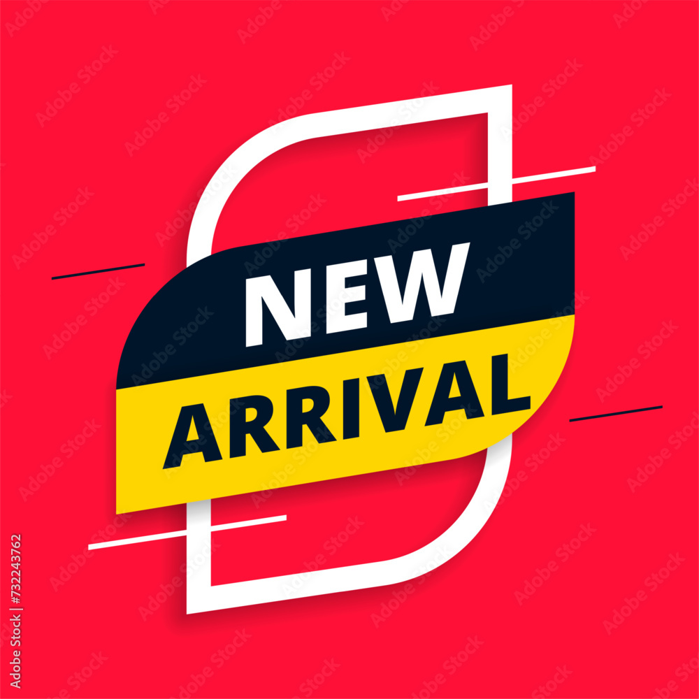 Fototapeta premium new and fresh arrival shopping template for web store promo