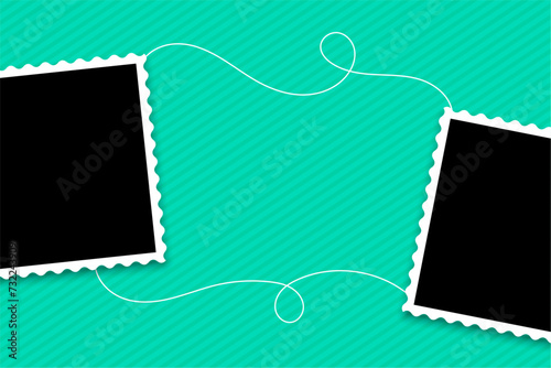 abstract empty picture cover holder background design