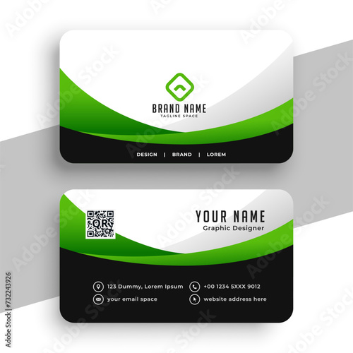 modern business identity card template a office stationery
