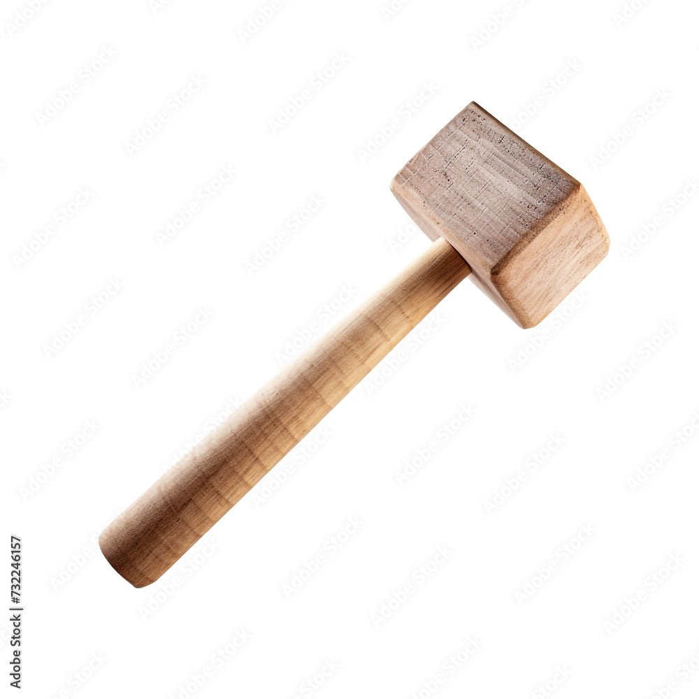 Mallet isolated on transparent background