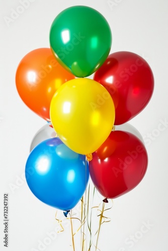Isolated balloons from a children’s party