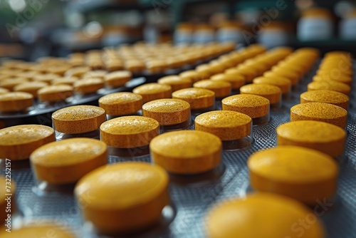 yellow drugs or medicines design professional photography