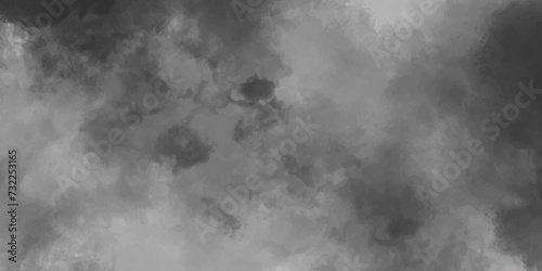 Abstract watercolor night sky background with smoke effect with fog clouds Background. smoky effect for photos and artworks. Smoke and powder overlay on black background. Black and white color texture