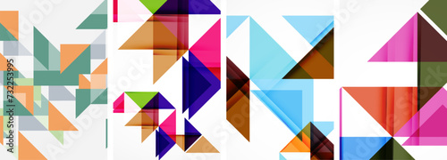 Triangle poster set for wallpaper, business card, cover, poster, banner, brochure, header, website Free Download Triangle poster set for wallpaper, business card, cover, poster, banner, brochure, header, website - GFXLoad