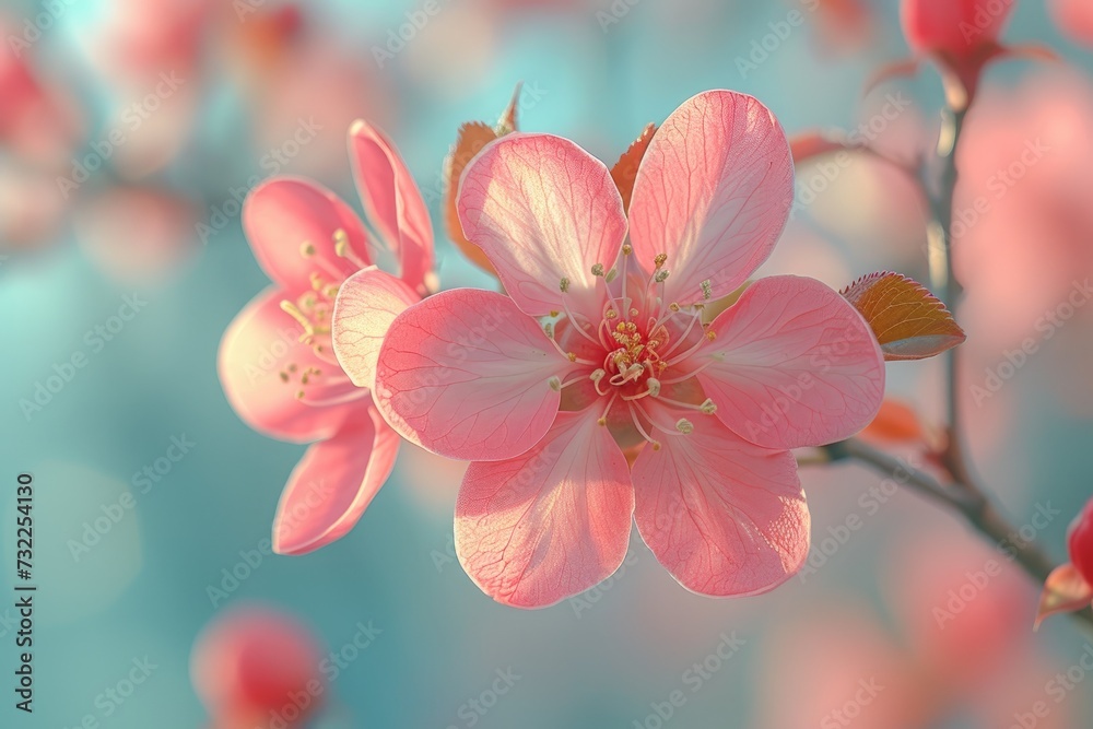 Obraz premium beautiful spring nature professional photography