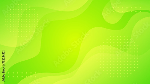 Green-yellow gradient background design with liquid wave shapes. Abstract wallpaper. Suitable for businesses selling banners, ads, events, templates, pages, webs, and others