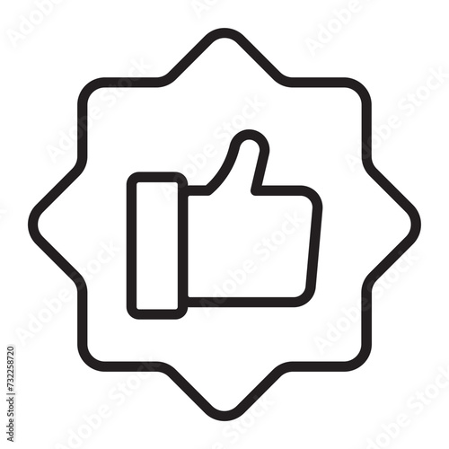 Good Choice line icon.