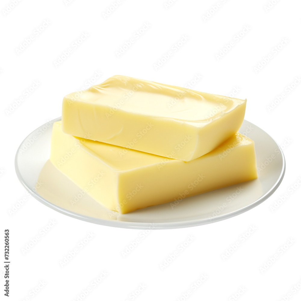 Margarine isolated on transparent background Margarine isolated on transparent background