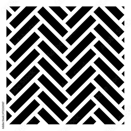 Parquet parquetry wooden floor timber interior nature material icon black color vector illustration image flat style
