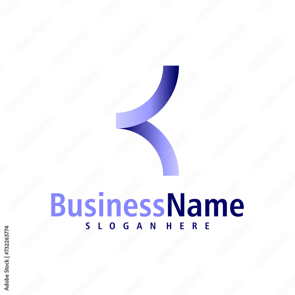 Letter K logo design vector. Creative Initial K logo concepts template Letter K logo design vector. Creative Initial K logo concepts template