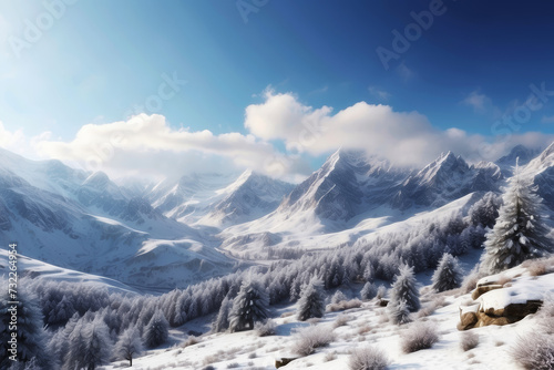 雪山の風景 © JIN