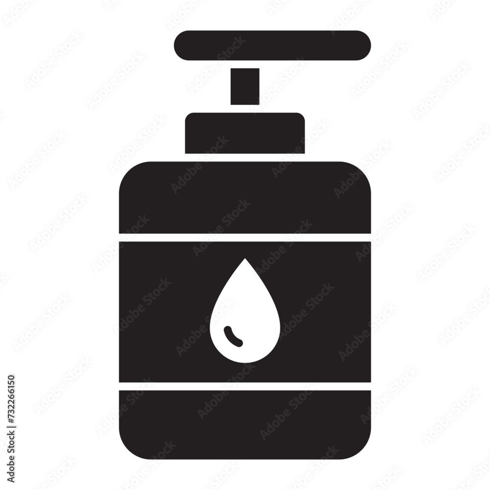 Hand wash icon. Hand wash icon.