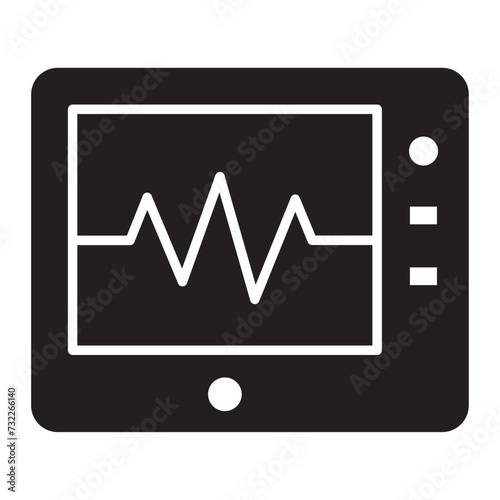 Electrocardiogram icon.