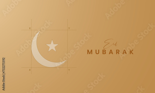 Eid Mubarak islamic design, Eid Mubarak design for social media post