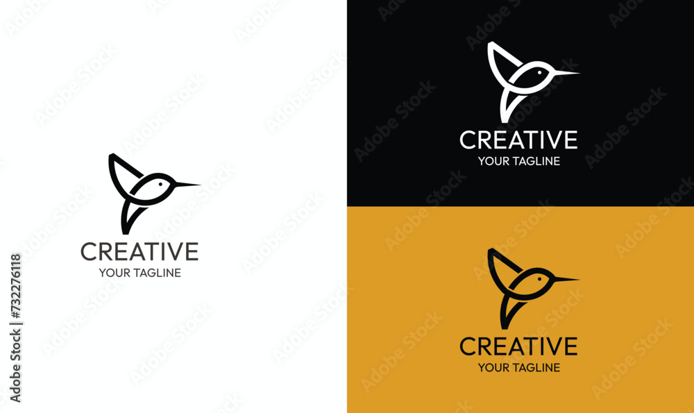 Bird logo, Bird Vector, Vector Design, Bird Company,  