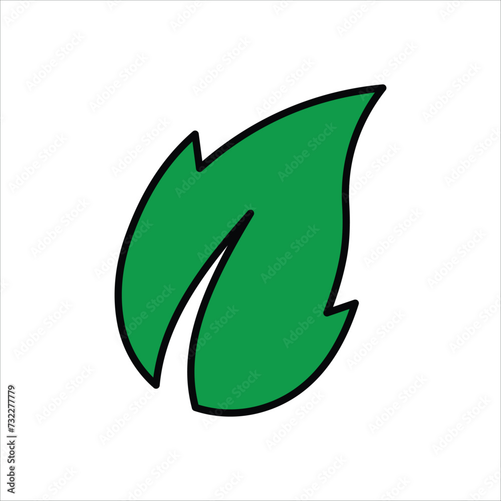 leaves icon vector stock illustration leaves icon vector stock illustration