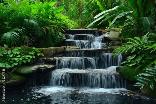 waterfall in the park