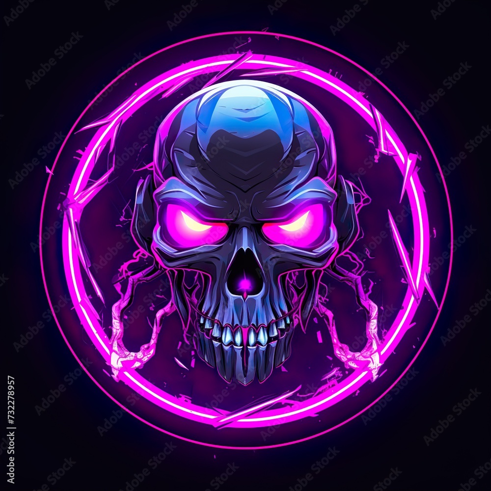 vector design gaming esport mascot logo of skull vector design gaming esport mascot logo of skull