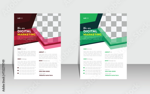 Creative corporate business flyer for business advertise