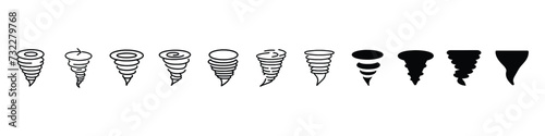 Tornado icon. Tornado storm icon, Tornado icon, A tornado, cyclone icons, hurricane icons