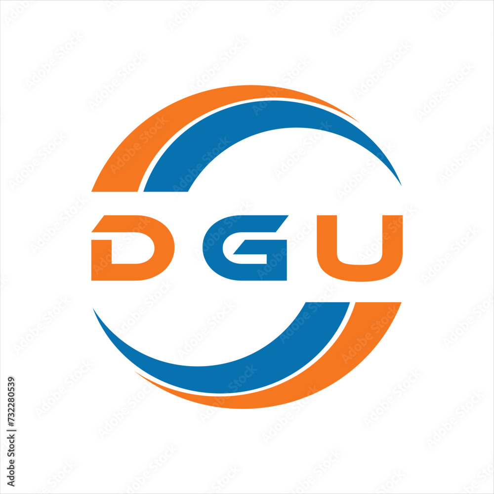 DGU letter design. DGU letter technology logo design on white background. DGU Monogram logo design for entrepreneur and business DGU letter design. DGU letter technology logo design on white background. DGU Monogram logo design for entrepreneur and business