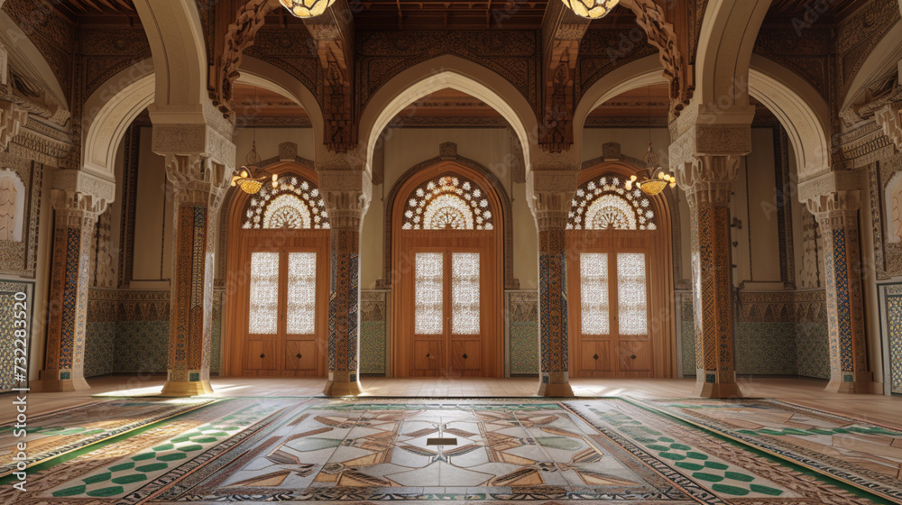 interior of a mosque country
