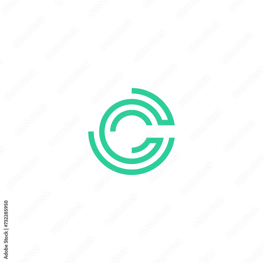 Modern and Minimal layered letter C logo, simple initial C monogram logo vector template Modern and Minimal layered letter C logo, simple initial C monogram logo vector template