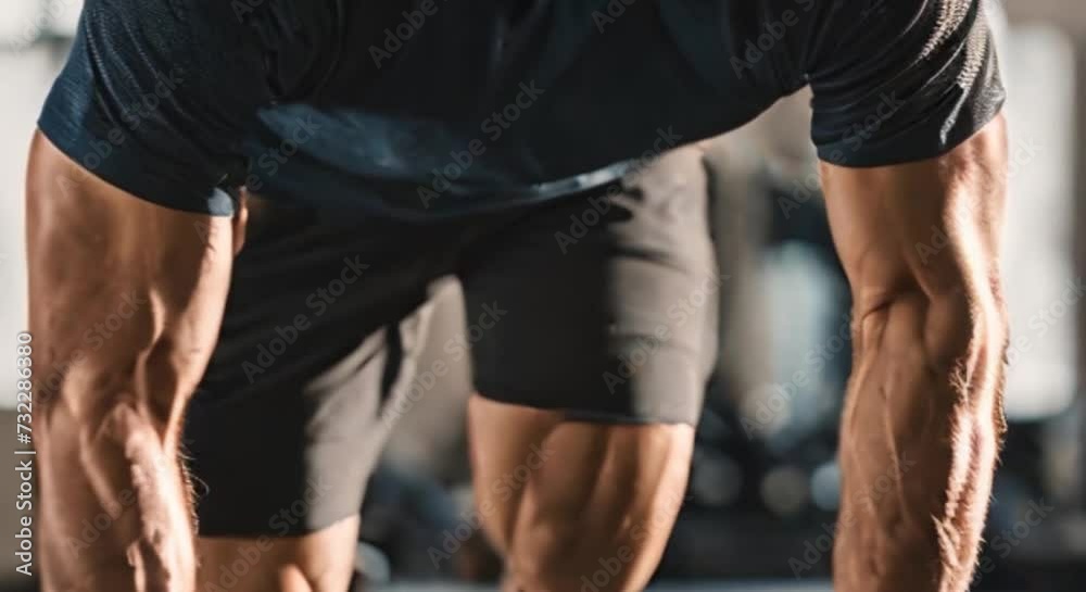 A Man Take Gym or fit his health animation video A Man Take Gym or fit his health animation video