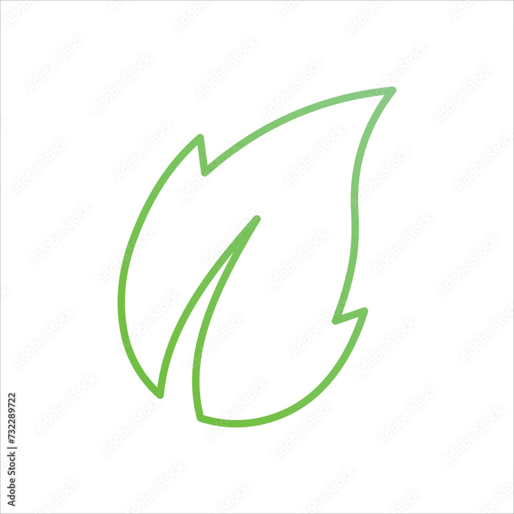 leaves icon vector stock illustration leaves icon vector stock illustration