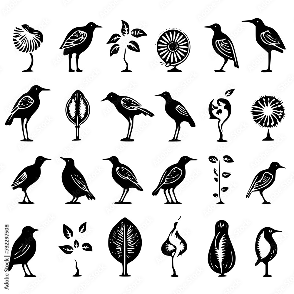 Bird Birds Animal Vector Illustration Cartoon Set Cute Duck bird-birds-animal-vector-illustration-cartoon-set-cute-duck