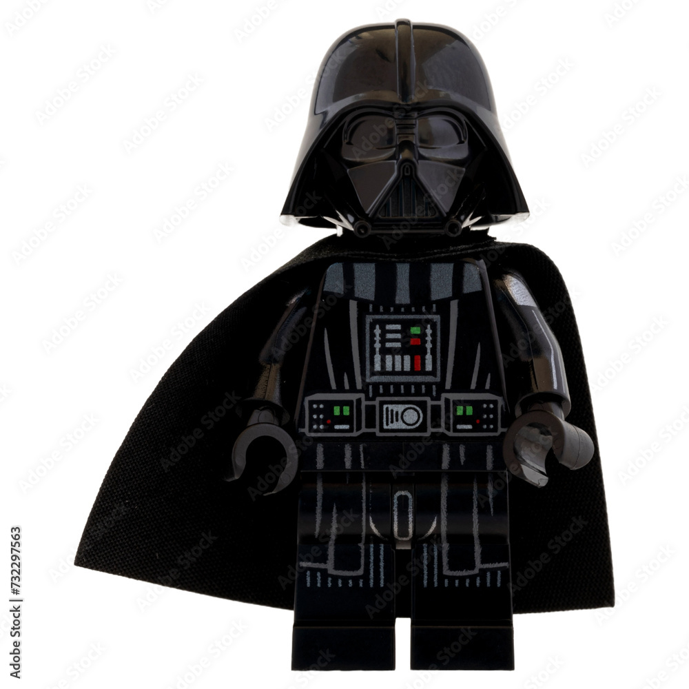 Obraz premium Dortmund - Deutschland 9. Februar 2024 - Lego Minifigure Darth Vader