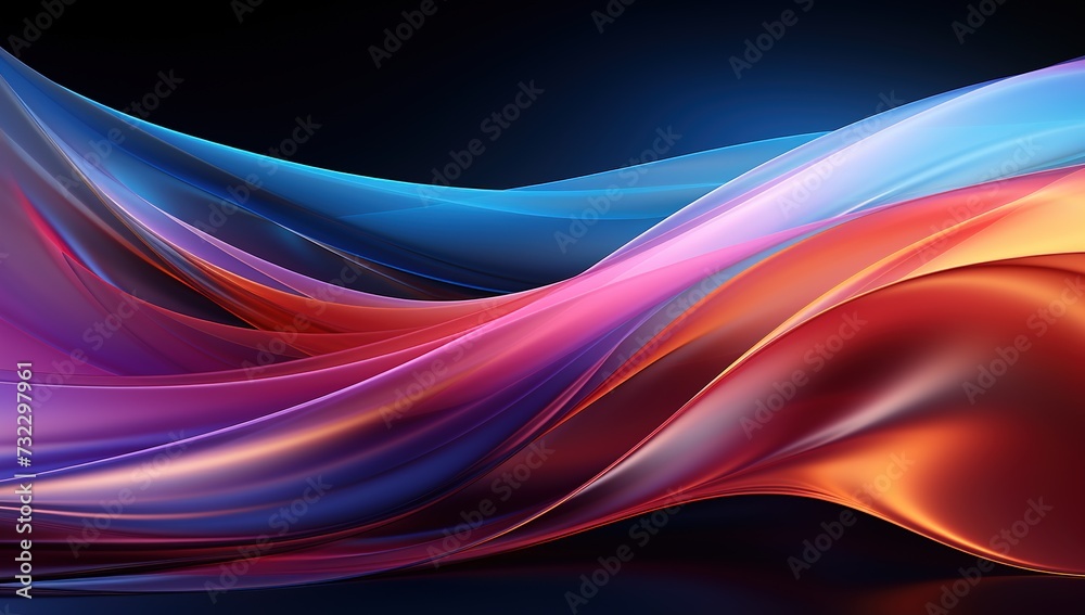 Fototapeta premium Background with waves for graphics use. Created with Ai