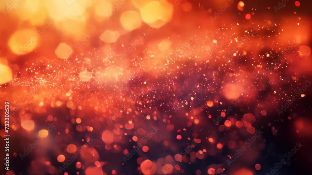 A warm background with a bokeh effect created by red and orange lights
A warm background with a bokeh effect created by red and orange lights