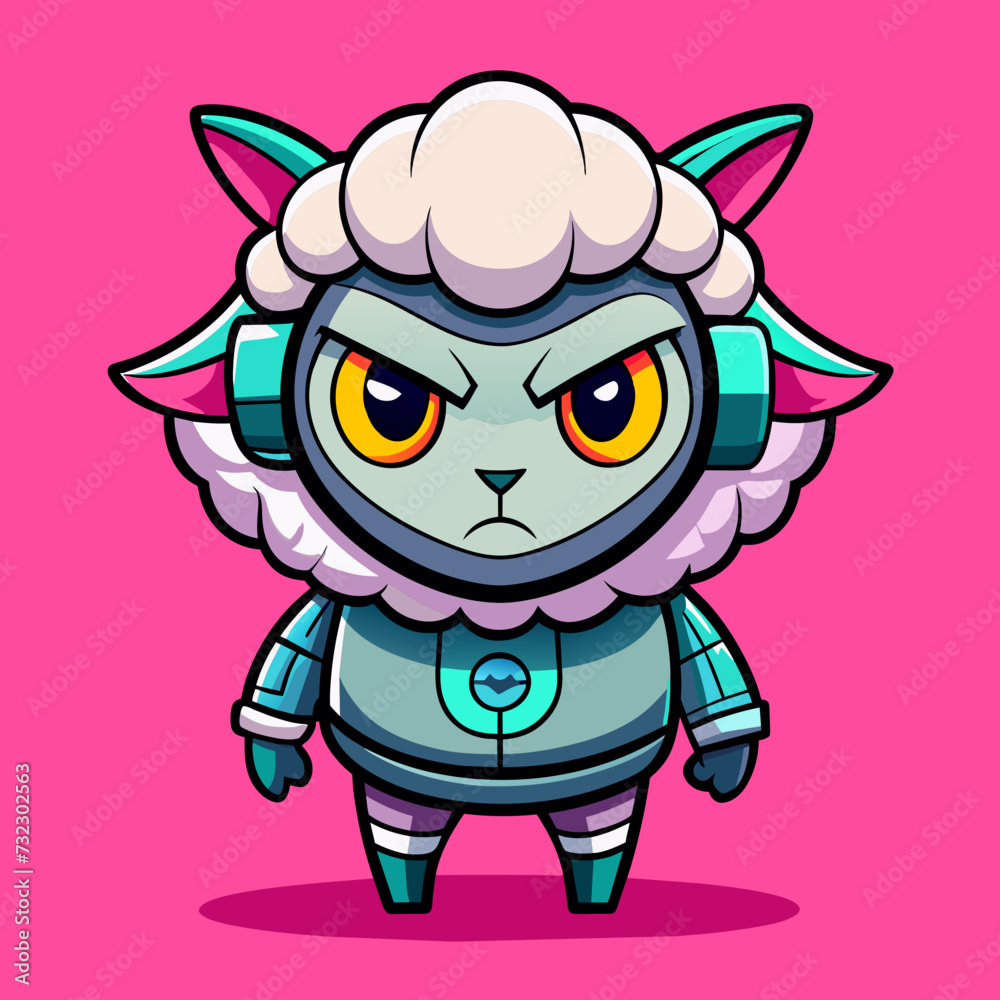 sheep-angry---cute---cyber-punk-style---big-eye