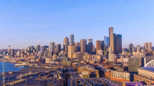 Seattle, Washington skyline in December © Cavan