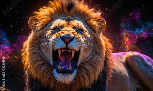 portrait of a lion © Viacheslav