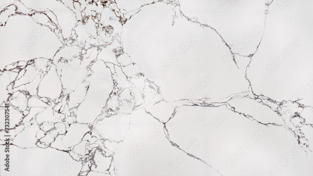 Obraz premium A high-resolution image of white marble with natural grey veins, perfect for luxurious background or design elements