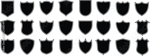 Shield icon set. Shields. Protect shield security vector. Shield security vector. Collection of security shield icons. Security s Hield symbols. Vector illustration19